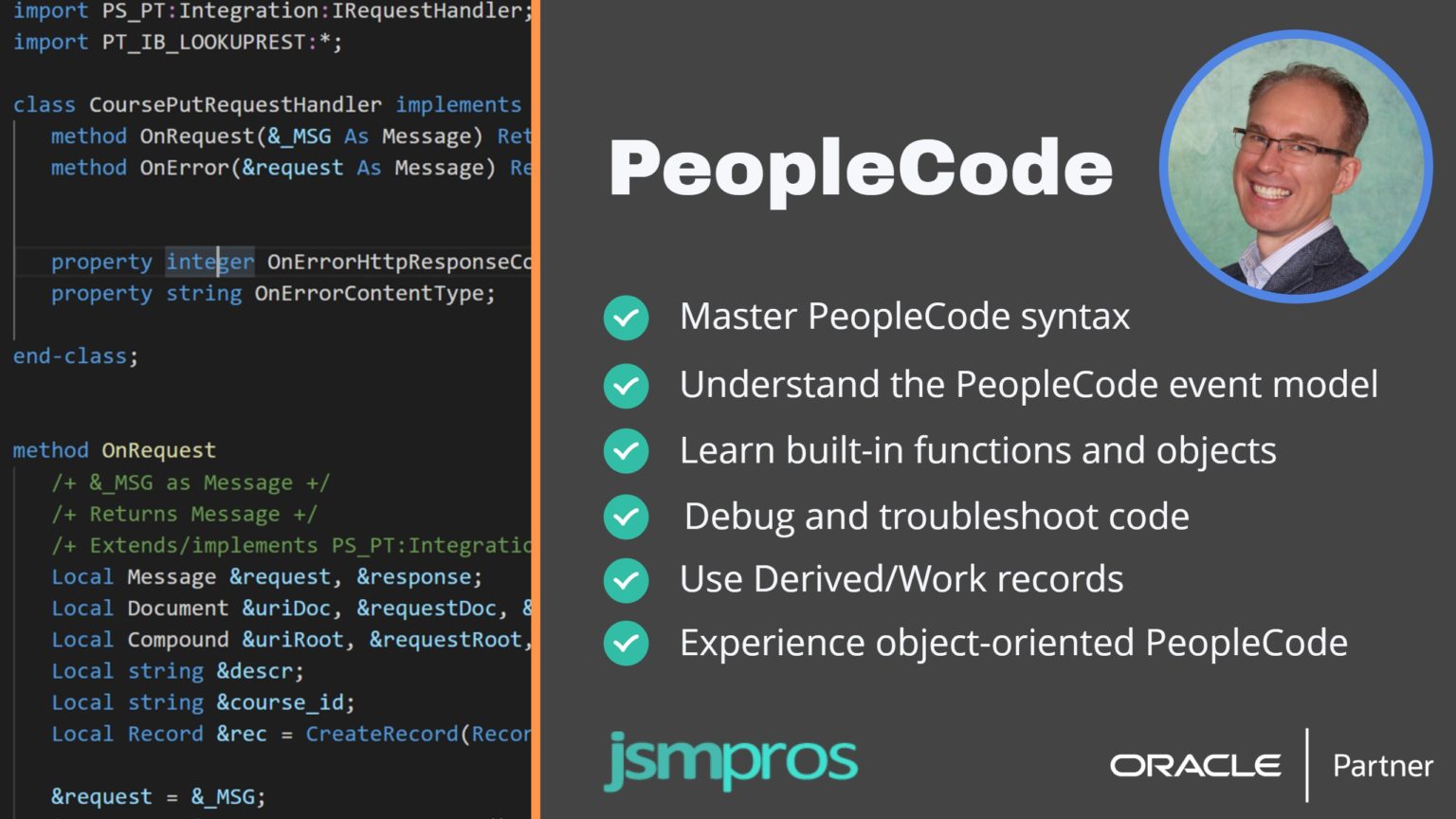 PeopleSoft PeopleCode • JSMPROS